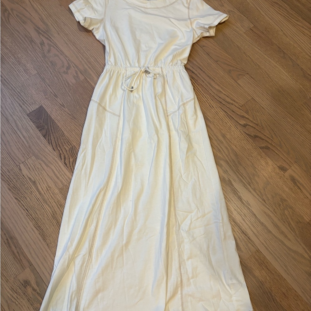 Topshop Cream Casual maxi dress size 2